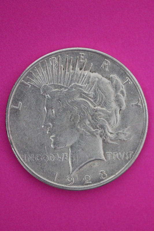 High Grade 1928 S Liberty Peace Silver Dollar San Francisco Semi Key Coin 121