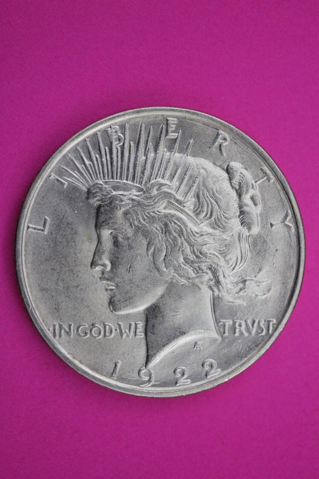 High Grade 1922 D Peace Silver Dollar LIberty Coin Guaranteed Authentic 0318N