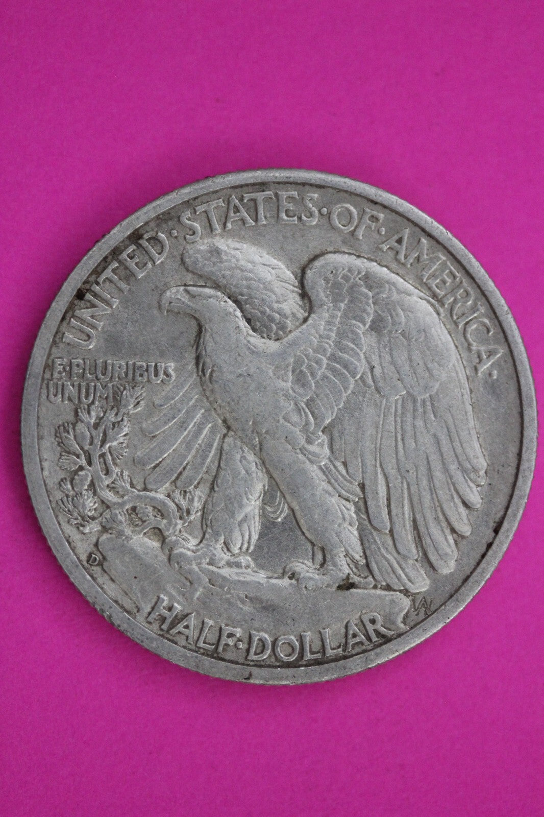 1935 D Walking Liberty Silver Half Dollar Guaranteed Authentic Genuine Coin 1125
