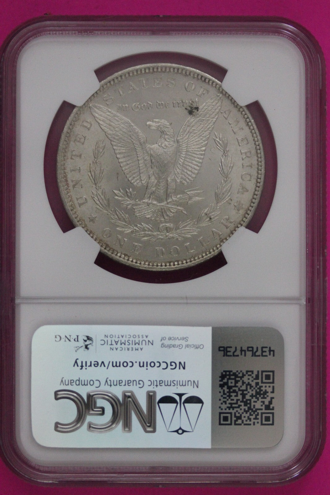 1890 P MS 64 Liberty Morgan Silver Dollar NGC Certified Graded Authentic 779
