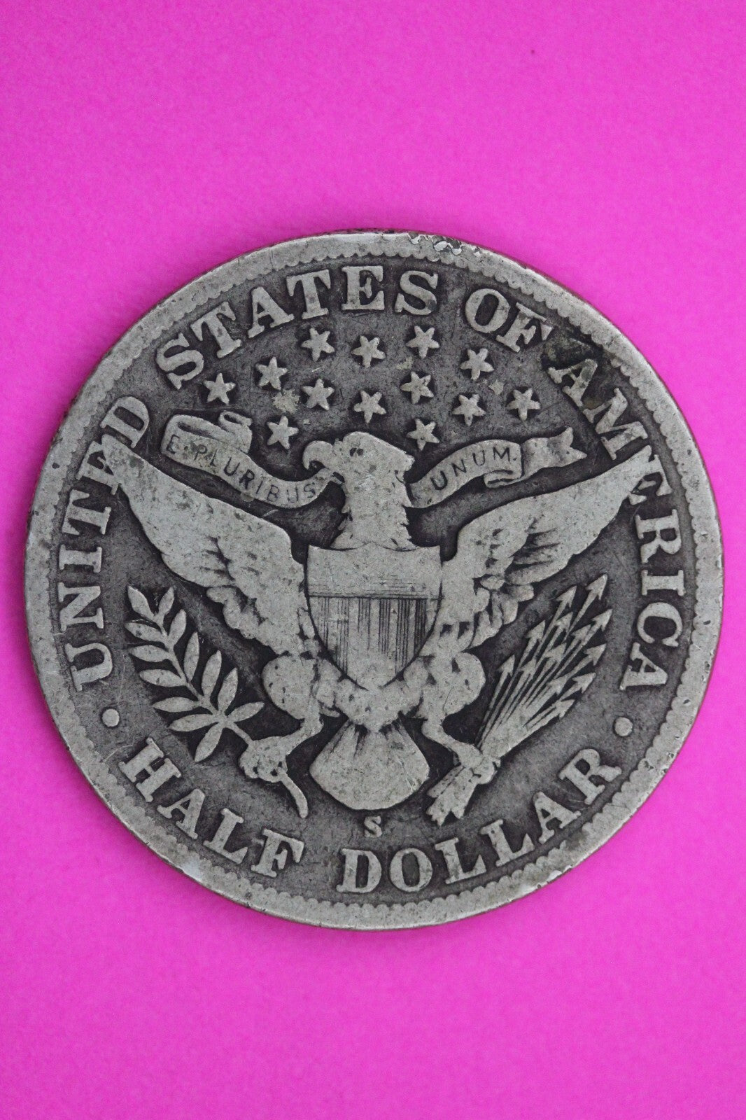 1906 S Barber Liberty Half Dollar Silver Coin Scarce Semi Key Date Genuine 0422N