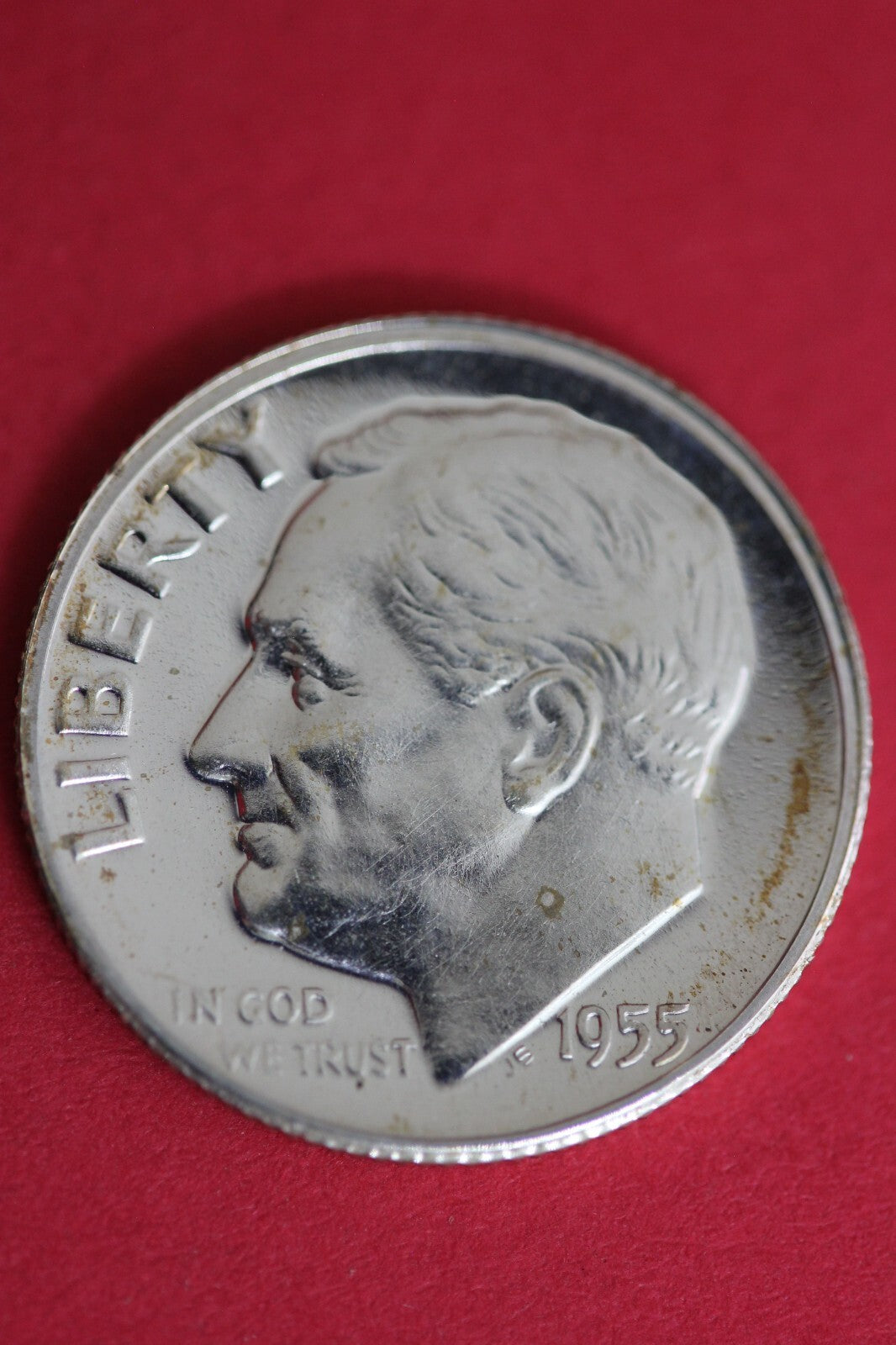 1955 Silver Proof Roosevelt Dime Exact Coin Shown  83