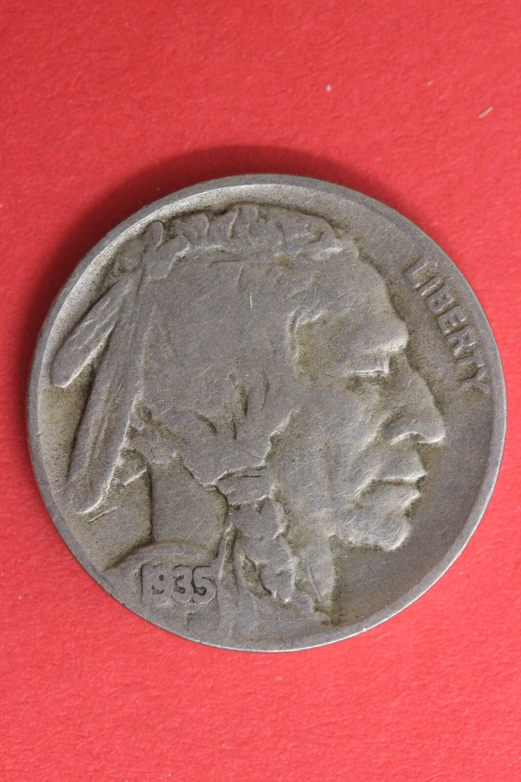 1935 D Buffalo Indian Nickel Exact Coin Pictured Fast Flat Rate Shipping OCE 11