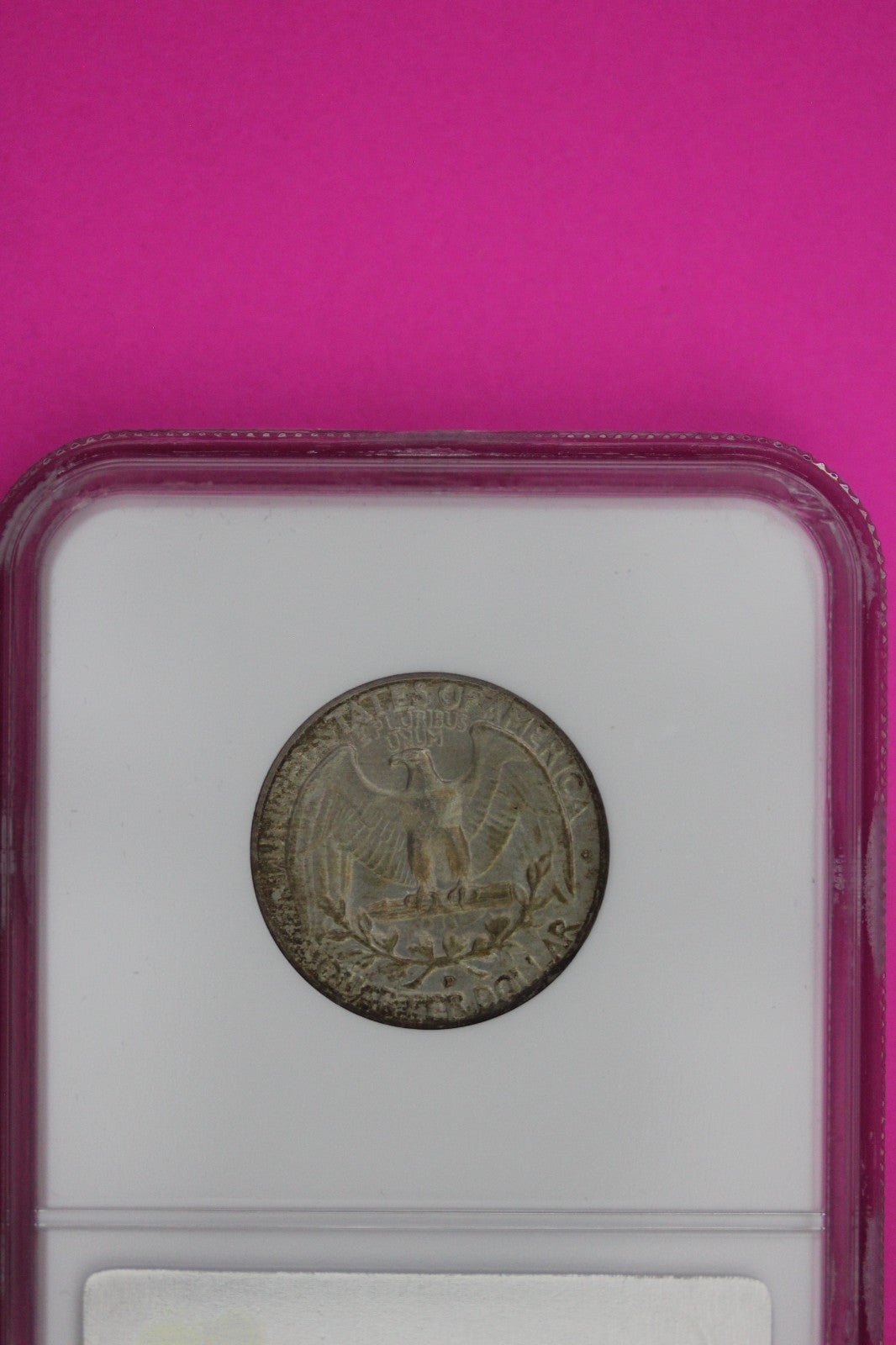 Toned 1957 D MS 66 George Washington Silver Quarter NGC Certified Graded 1000