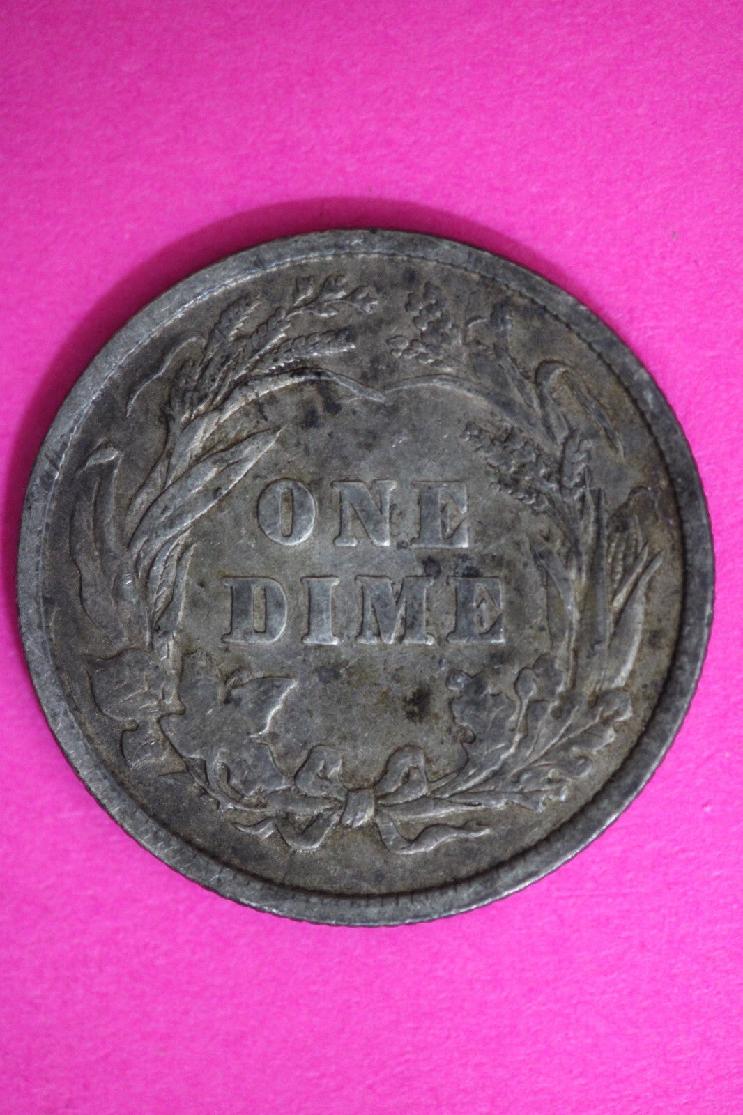 High Grade 1898 P Barber Liberty Dime Scarce Semi Key Date Silver Coin 59