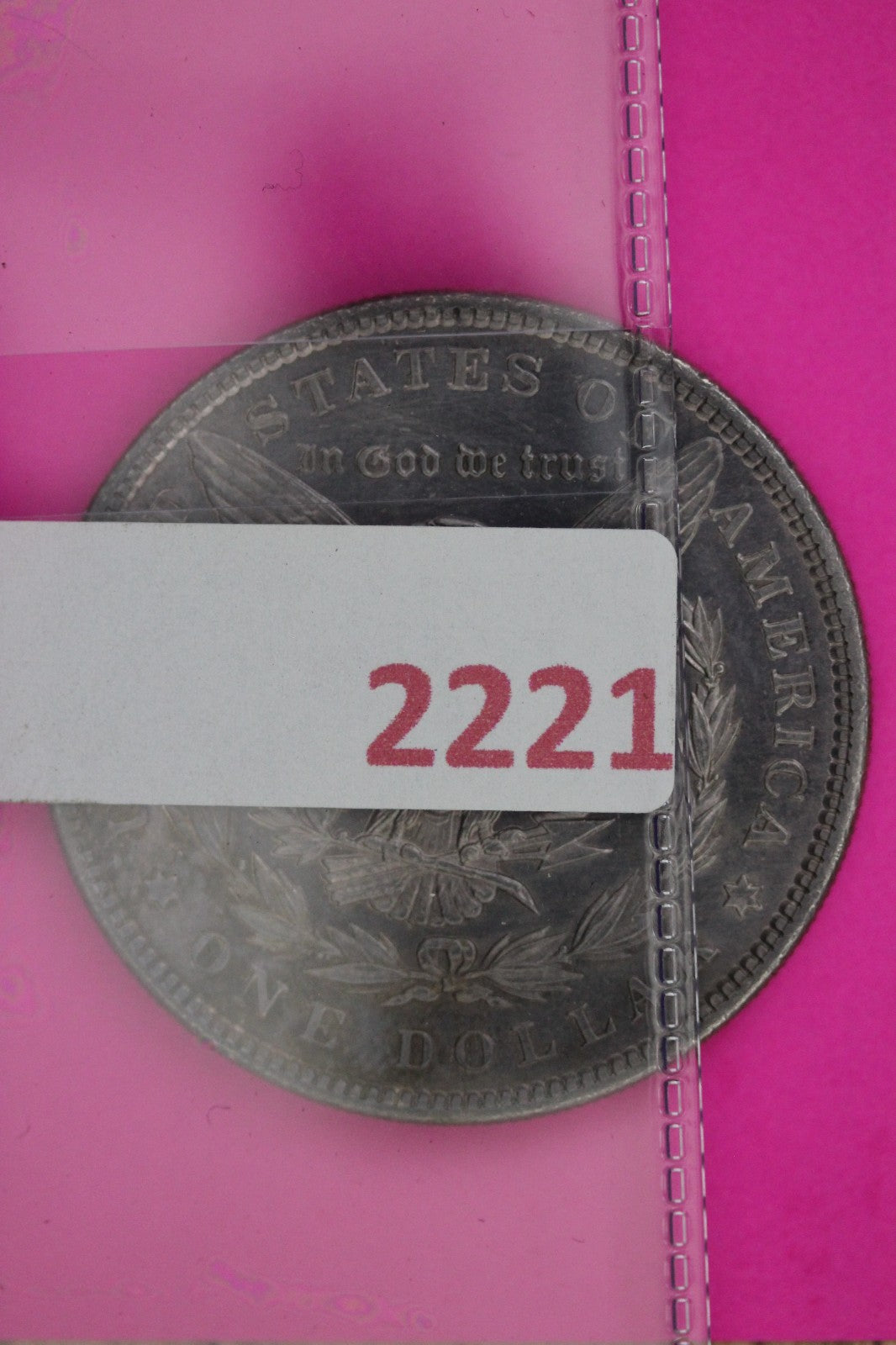 1896 P Morgan Lady Liberty Silver Dollar Guaranteed Authentic & Genuine 2221