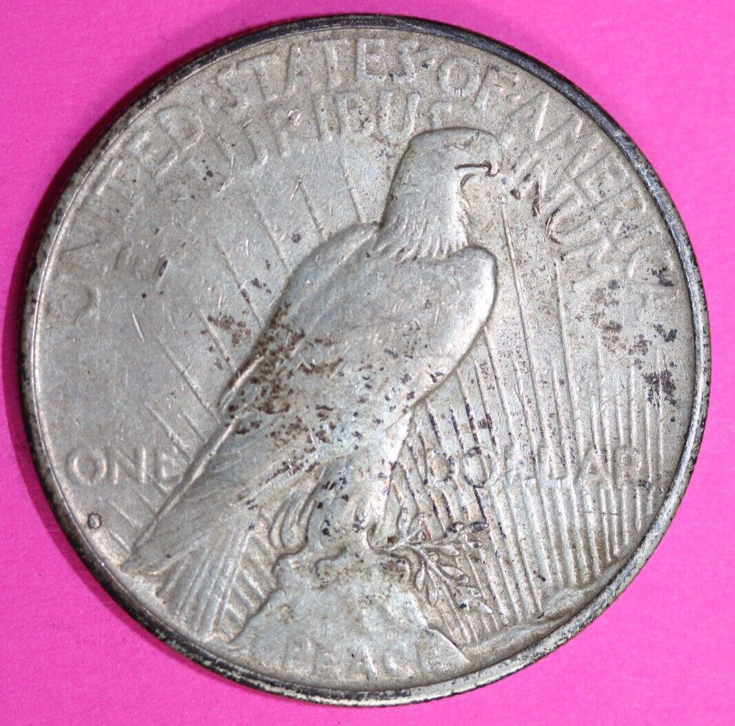 High Grade 1935 S Liberty Peace Silver Dollar Exact Coin In Pics Lots Luster 90