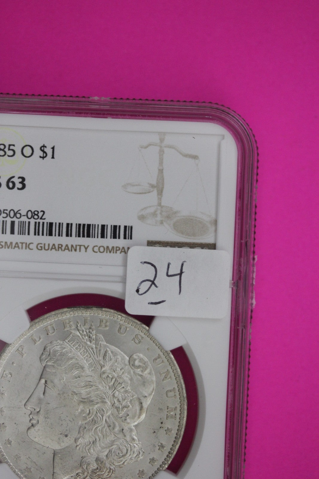 1885 O MS 63 Liberty Morgan Silver Dollar NGC Certified Graded Authentic 24