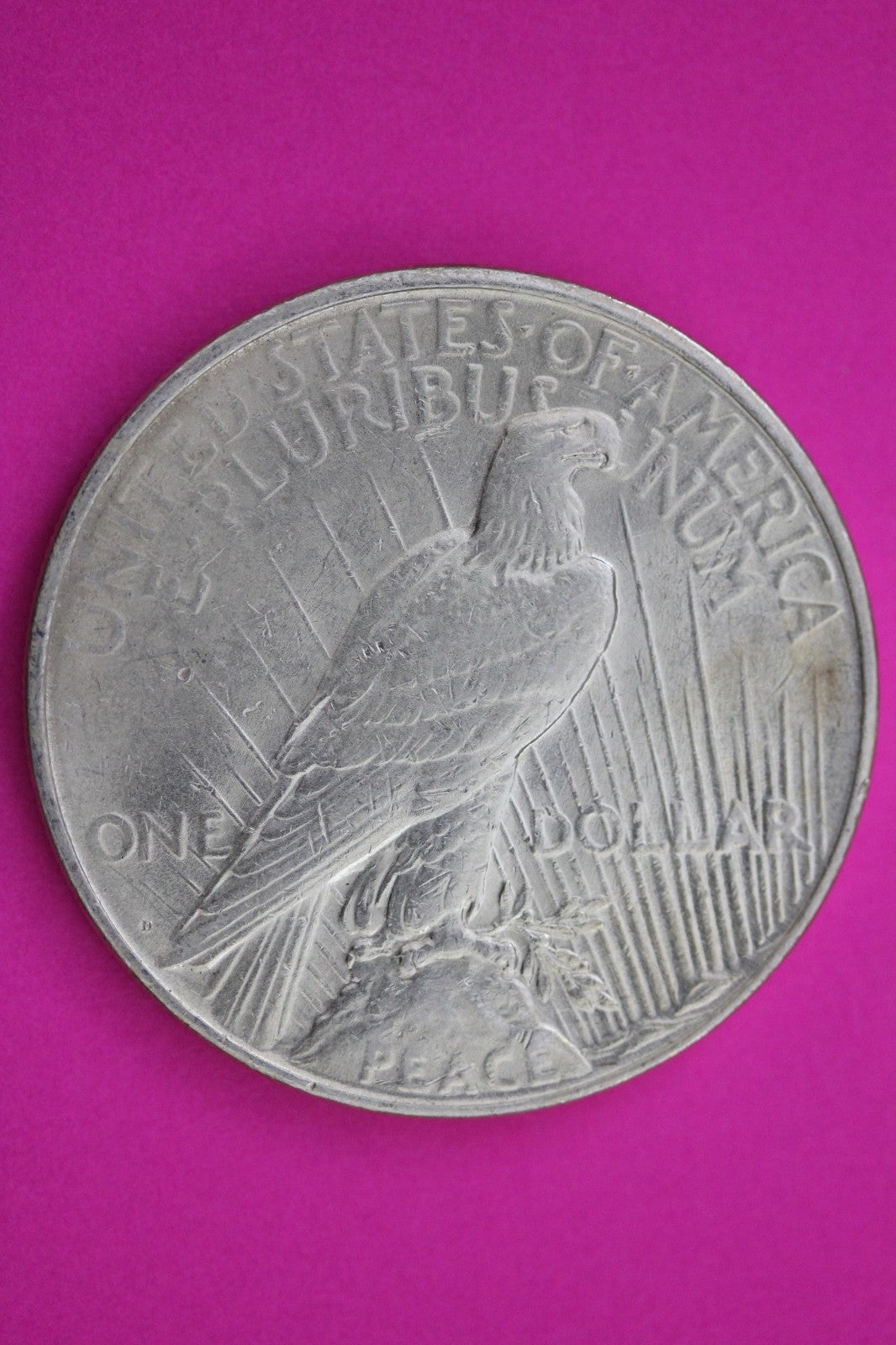 1927 D Peace Silver Dollar LIberty Coin Guaranteed Genuine American Seller 2017