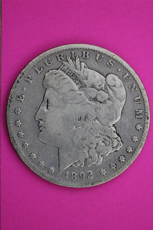 1892 S Morgan Silver Dollar Coin Guaranteed Authentic American Seller 2283