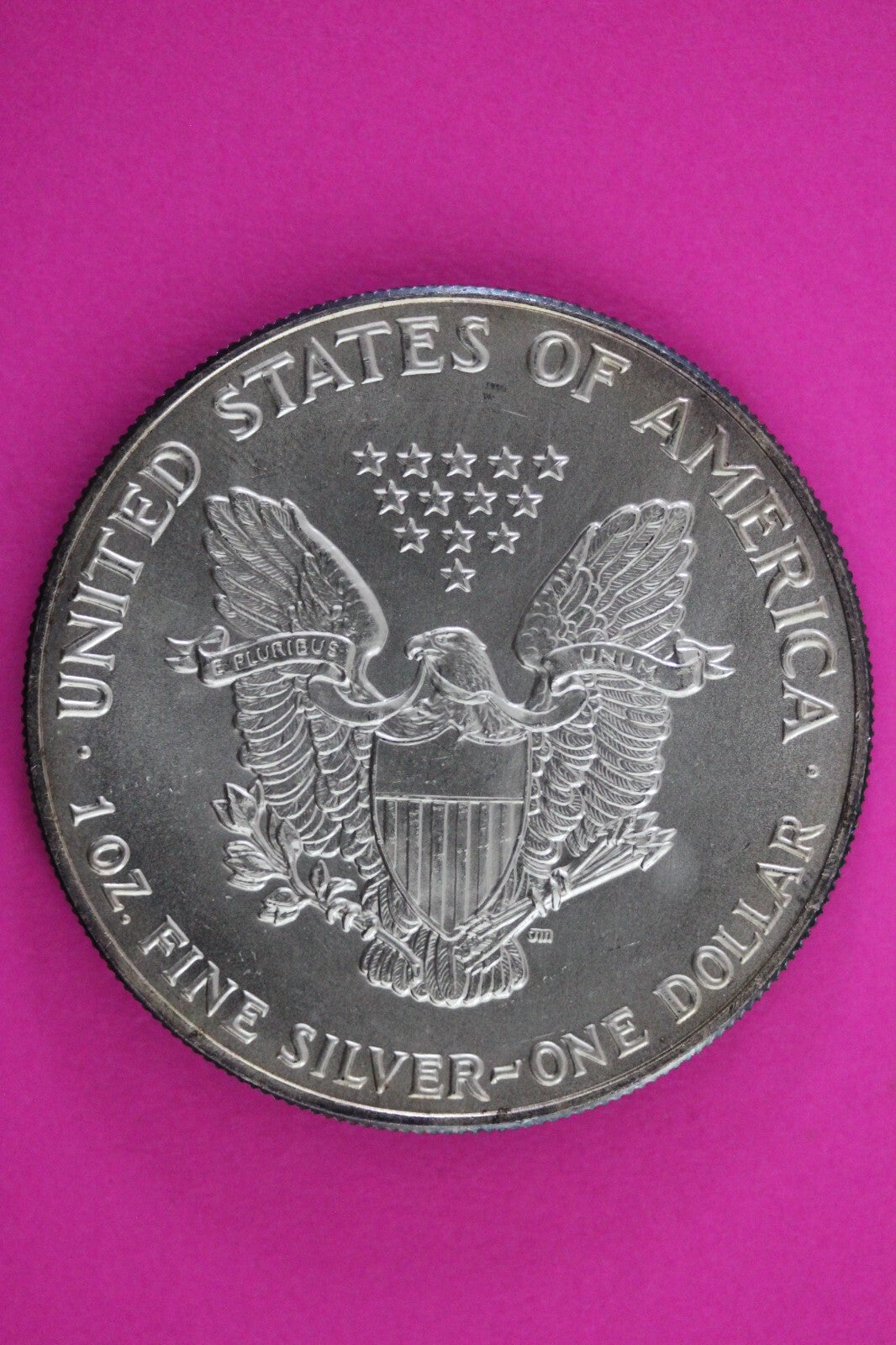 Colorized 1991 American Silver Eagle 1 Ounce .999 Fine Exact Coin Shown N0494