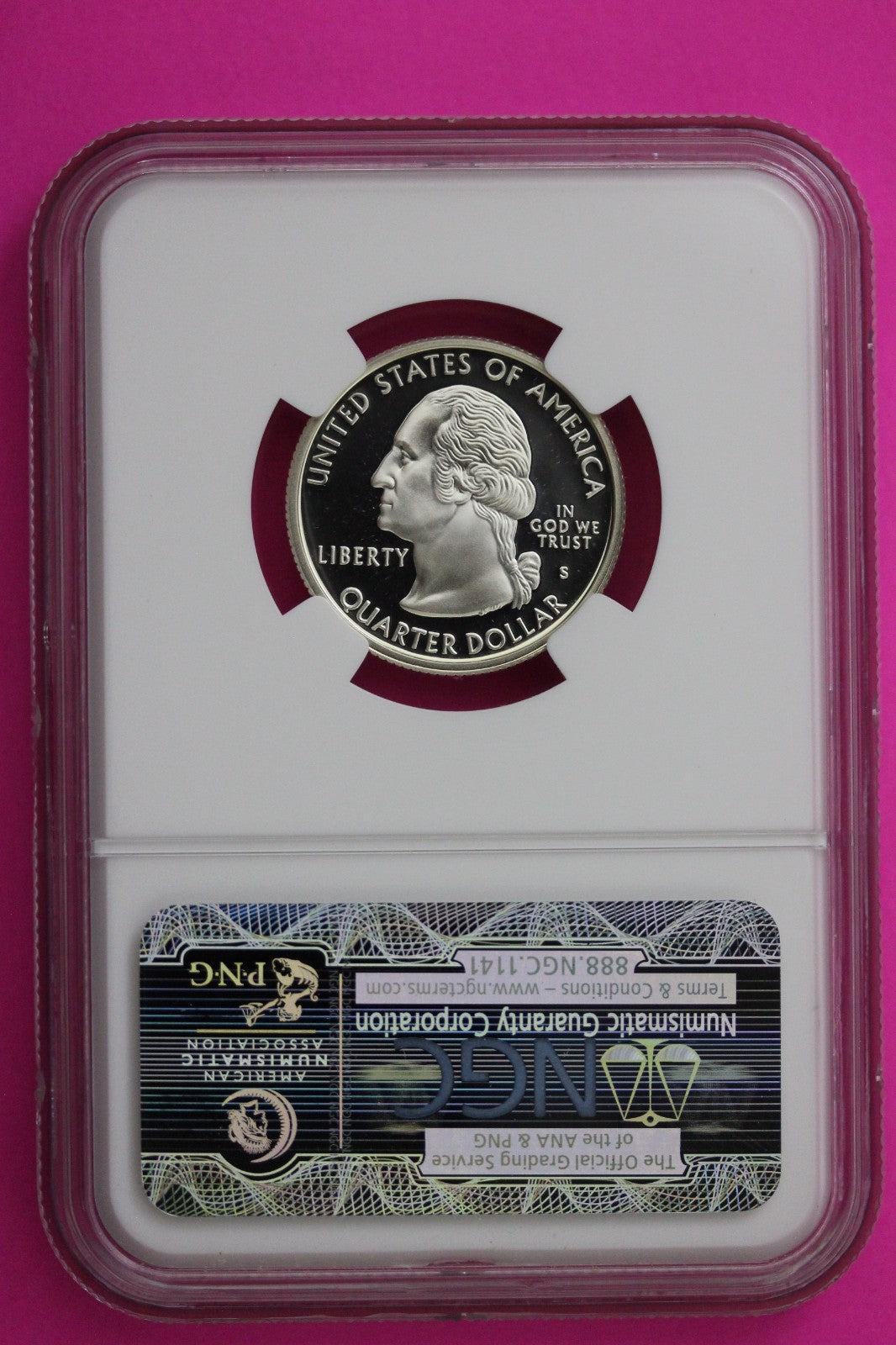 1999 S PF 70 Georgia Silver State Quarter NGC Certified Authentic Slab 406