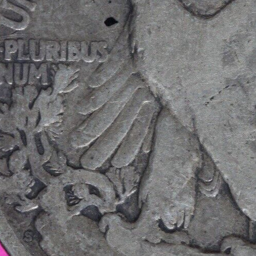 1917 Reverse S Walking Liberty Half Dollar Scarce Semi Key Date Silver Coin 70