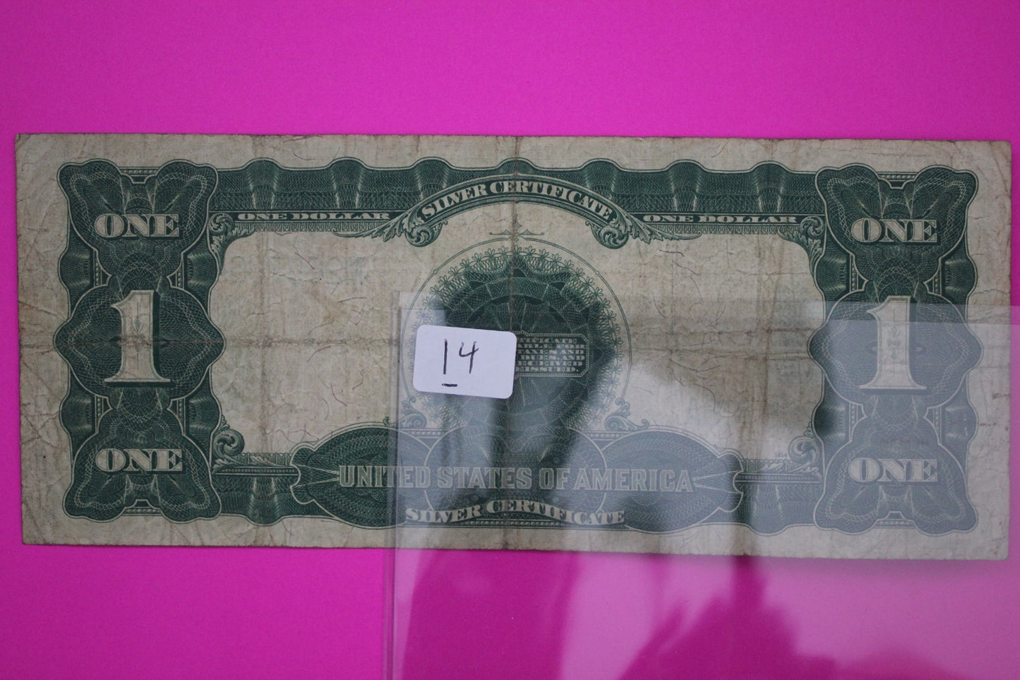 1899 $1 One Dollar Black Eagle Silver Certificate FR 236 Guaranteed Authentic 14