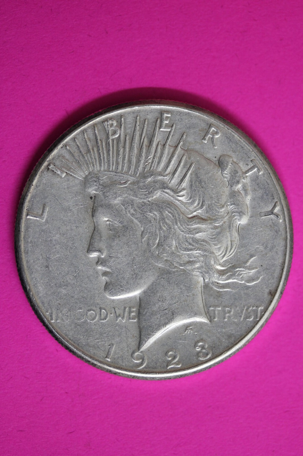 High Grade 1923 S Liberty Peace Silver Dollar San Francisco Mint Nice Luster 156
