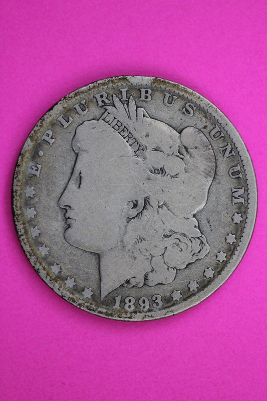 1893 P Morgan Lady Liberty Silver Dollar Guaranteed Authentic & Genuine 1740