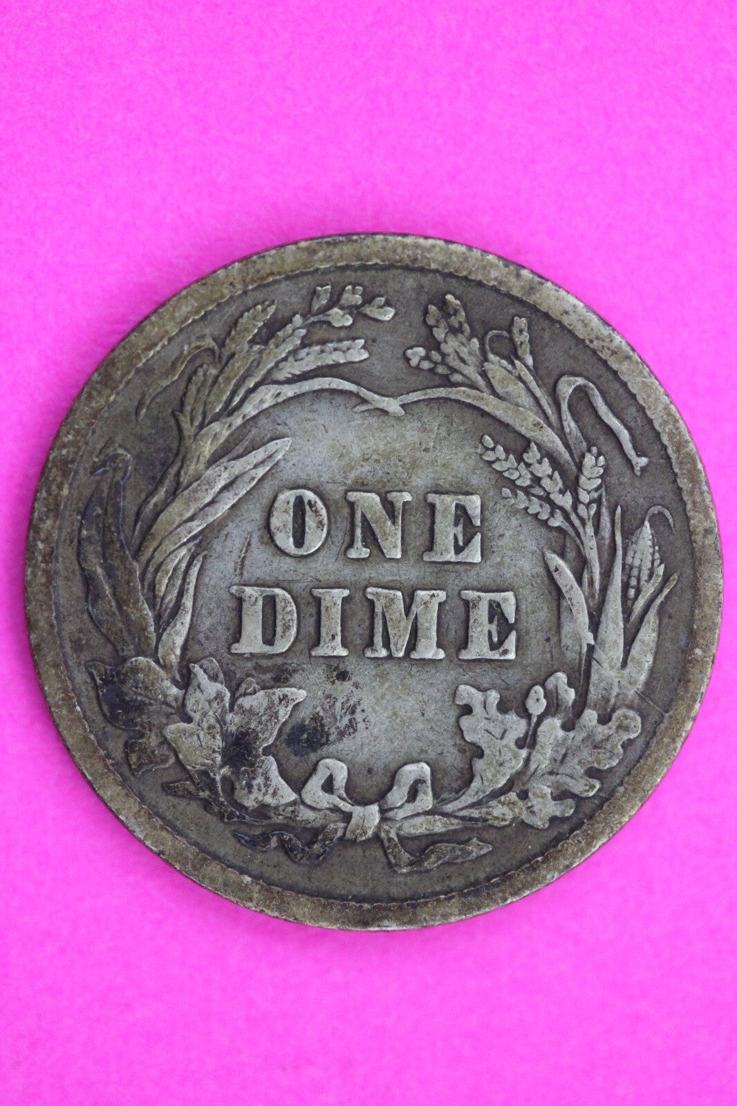 1908 P Barber Liberty Dime Scarce Semi Key Date Silver Coin Free Shipping 0084