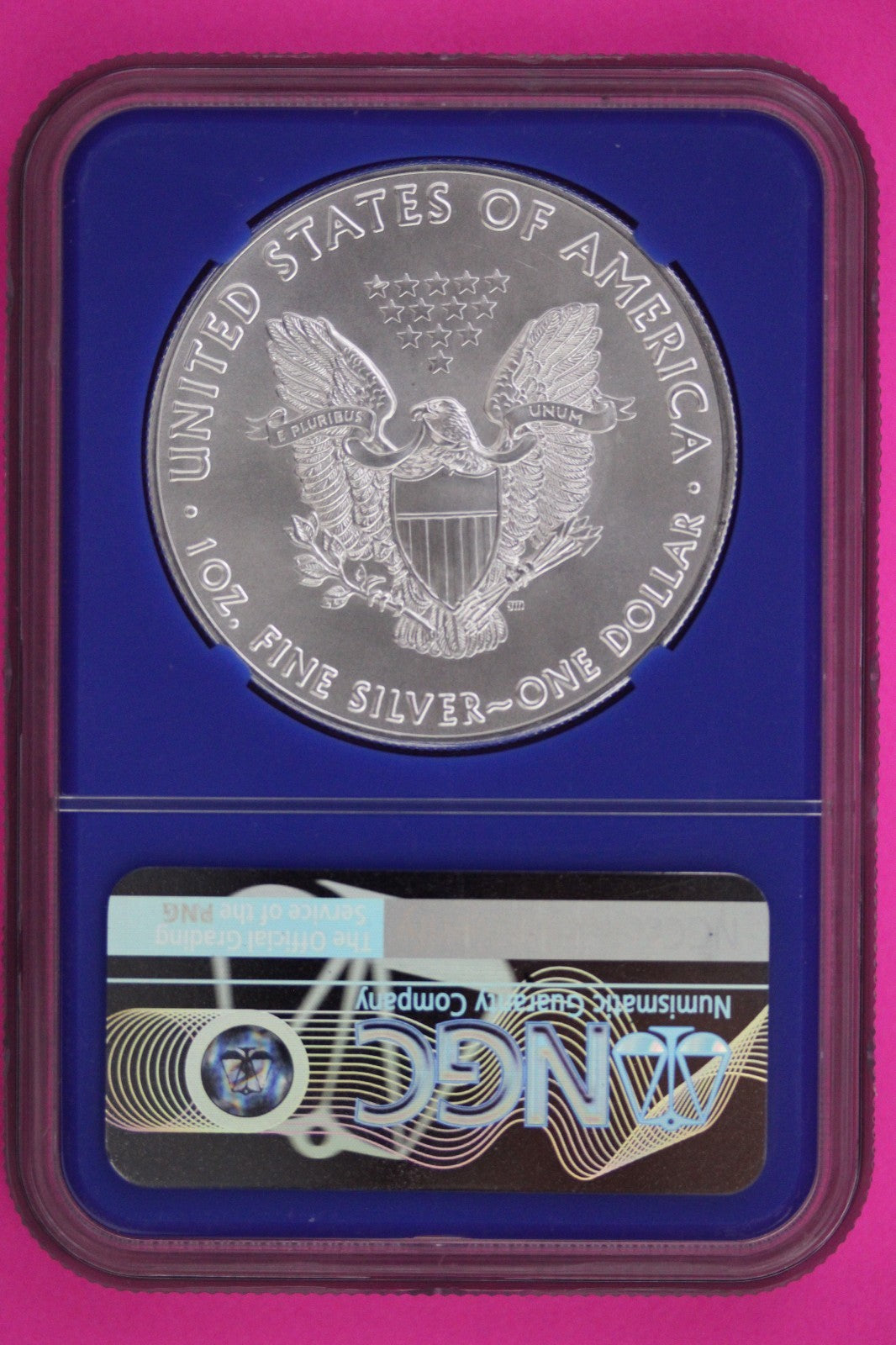 2016 (P) MS 69 Liberty Bell Label Silver Eagle Coin NGC Graded Genuine Slab 889