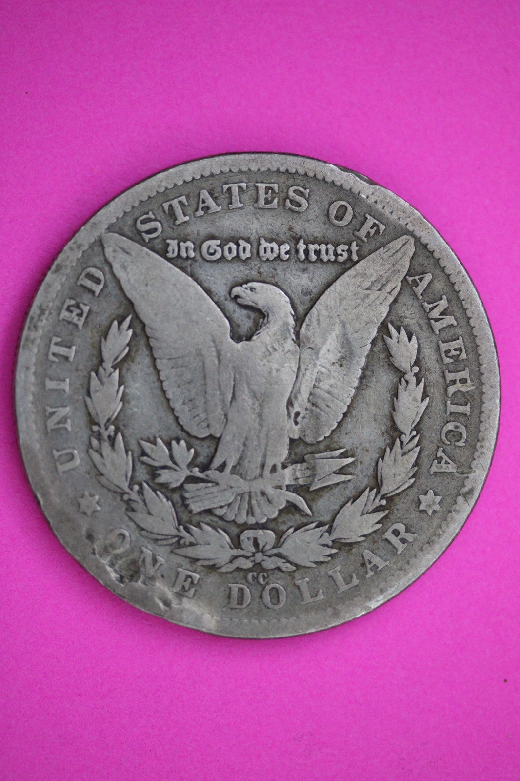 1880 CC Morgan Silver Dollar Coin Guaranteed Authentic American Seller 2508