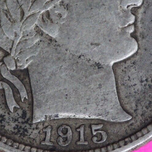 High Grade 1915 P Barber Liberty Dime Scarce Semi Key Date Silver Coin 92