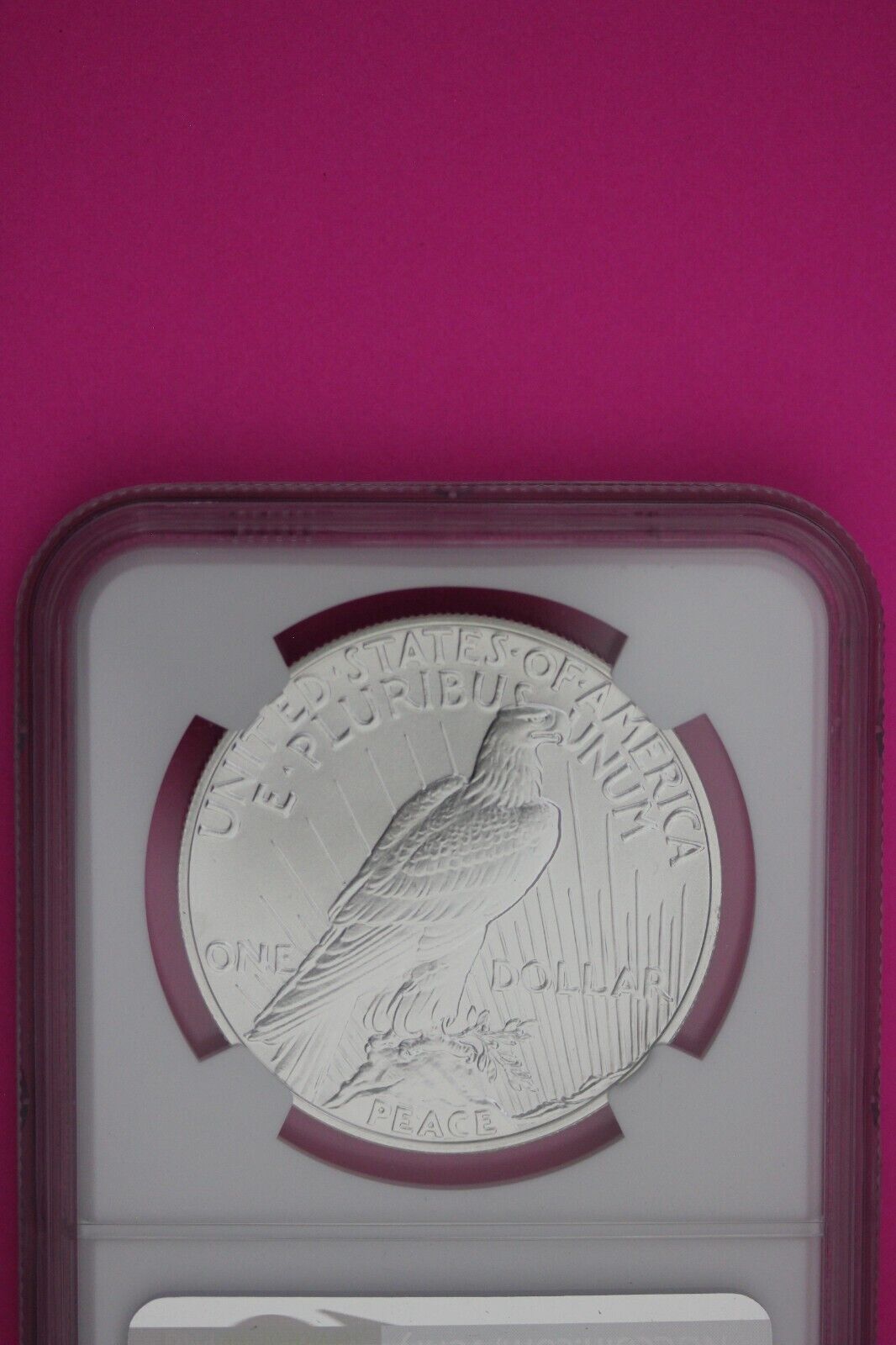 Rare 2021 P MS 70 Peace Silver Dollar NGC High Relief Certified First Day 678