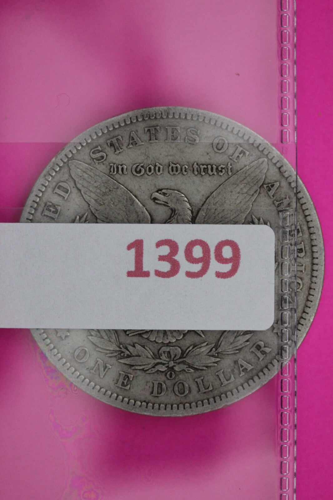 1891 O Morgan Lady Liberty Silver Dollar Guaranteed Authentic & Genuine 1399