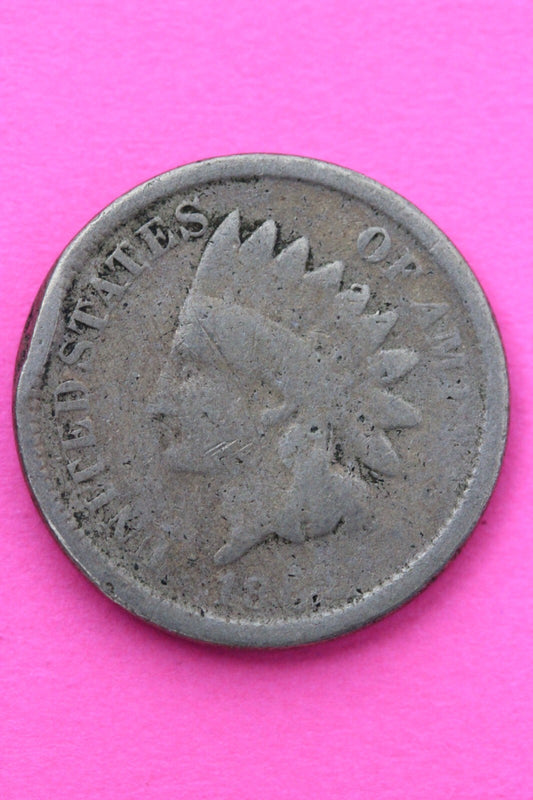 1862 Copper Nickel Indian Head Cent Penny Exact Early Type Coin Pictured 77