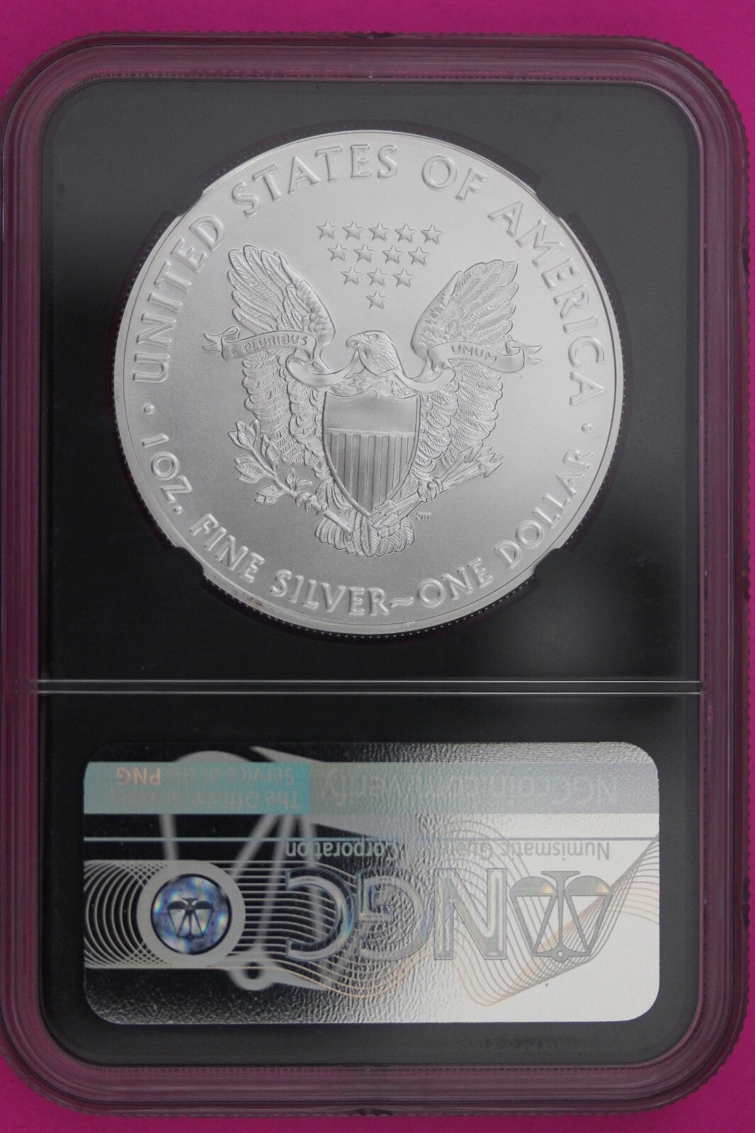 2020 MS 70 Silver Eagle Edmund Moy Coin NGC Certified Graded Authentic Slab 633