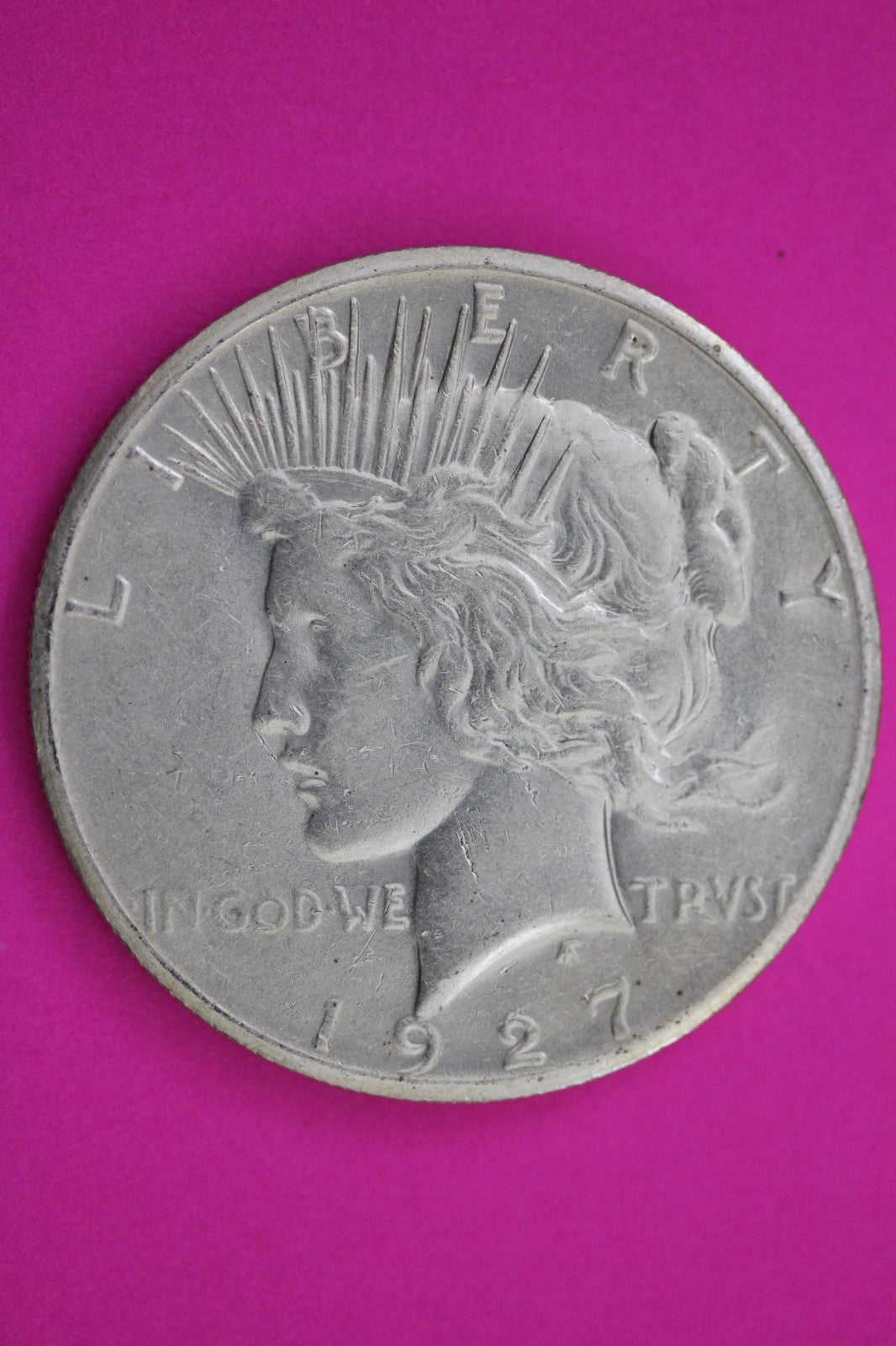 1927 P Peace Silver Dollar LIberty Coin Guaranteed Genuine American Seller 2016