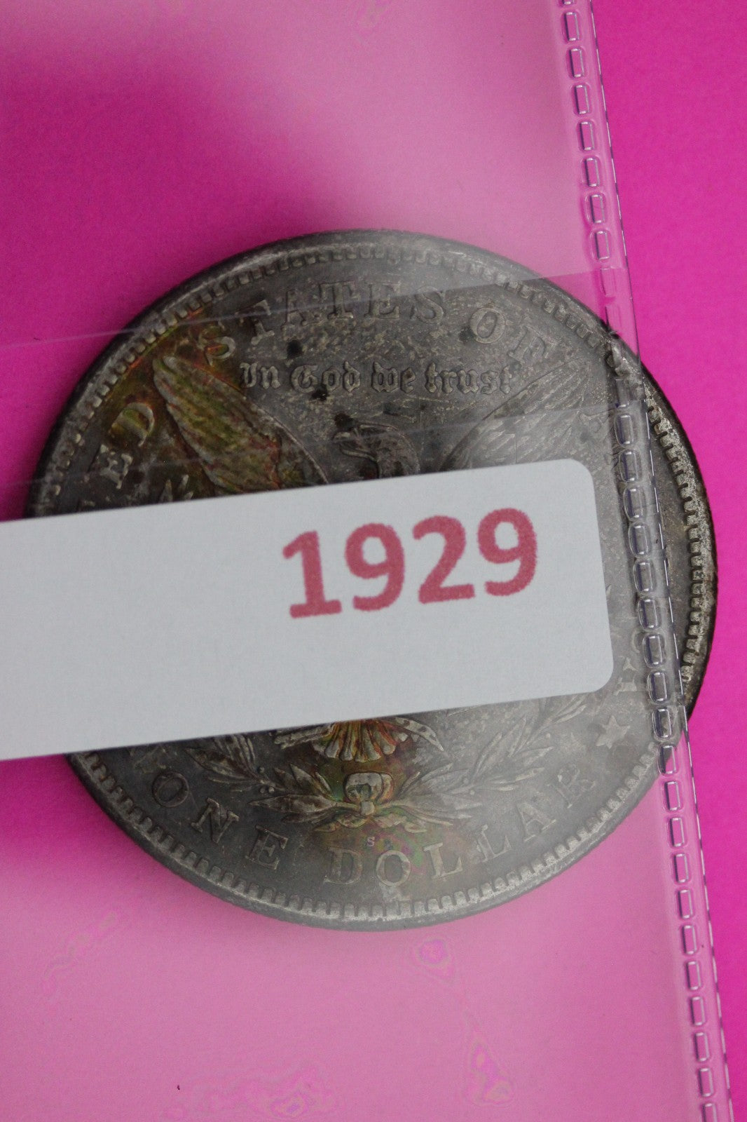 Toned 1921 S Morgan Silver Dollar Coin Guaranteed Authentic U.S.A Seller 1929