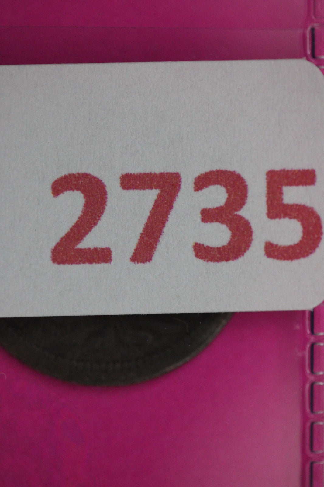 Dateless Seated Half Dime Silver Exact Coin Shown Filler Damaged Holed Bent 2735