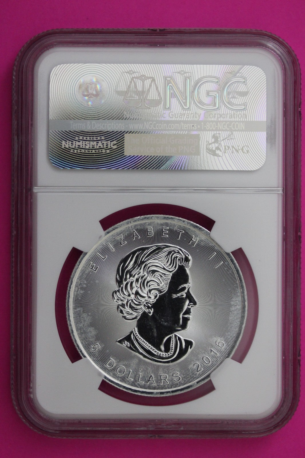 2016 Silver Maple Leaf MS 70 Canada NGC Certified Graded Authentic Slab 320