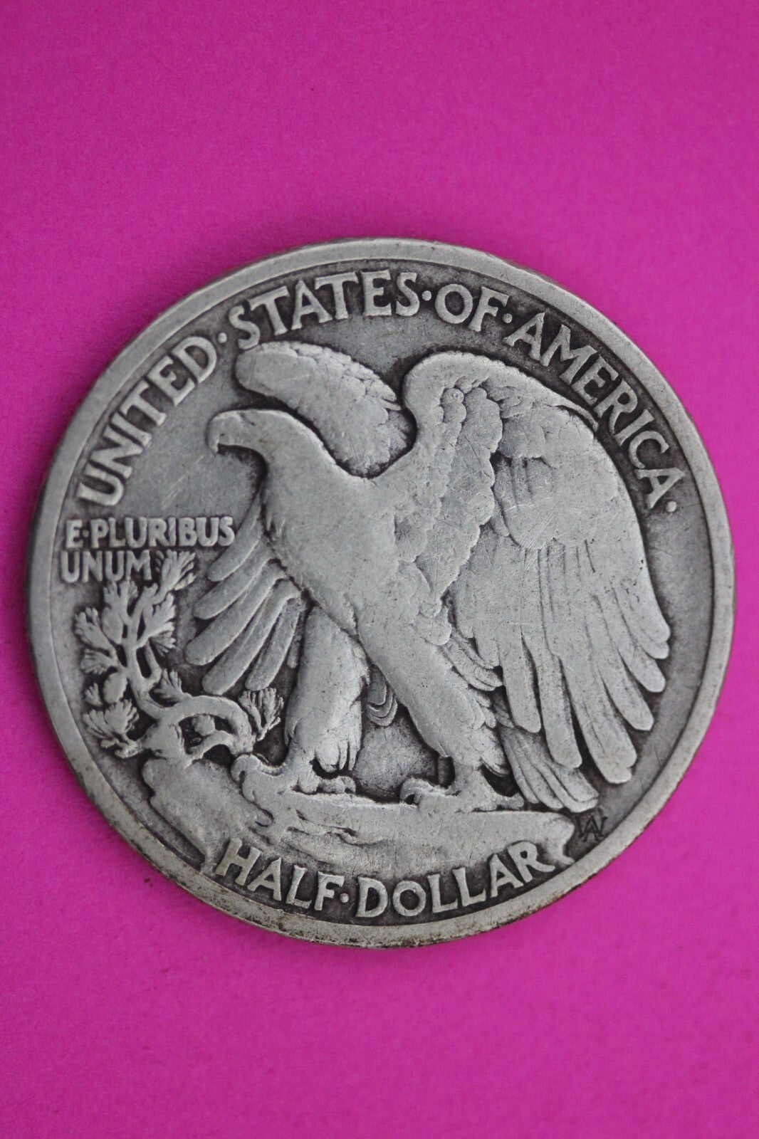 1916 D Walking Liberty Half Dollar Scarce Semi Key Date Silver Walker Coin 0005