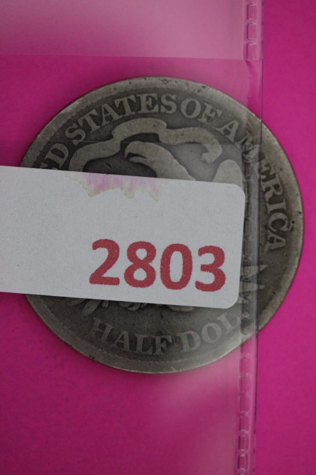 1875 P Seated Liberty Half Dollar Silver Exact Coin Shown Low Grade Filler 2803