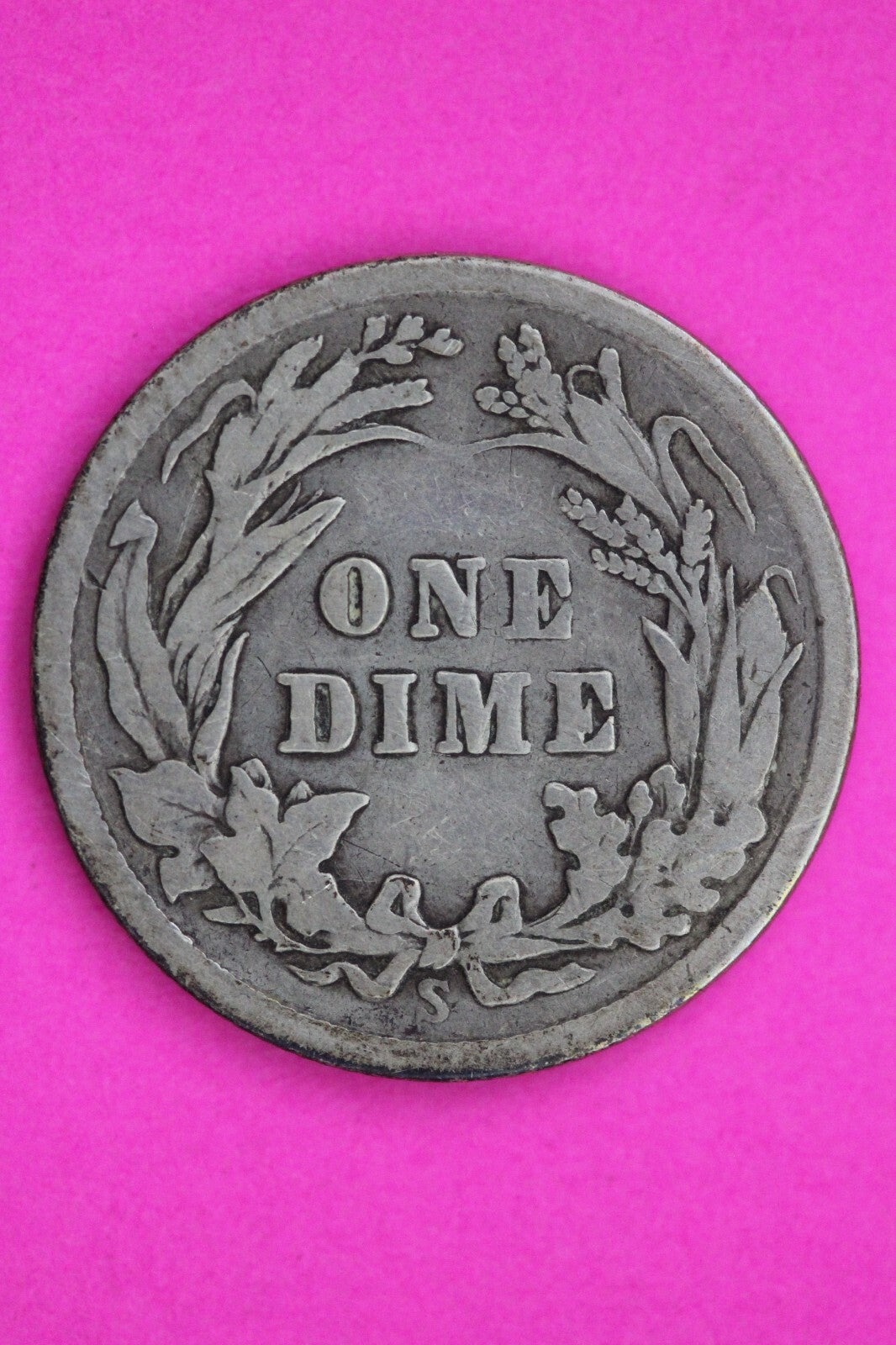 1913 S Barber Liberty Dime Silver Coin Semi Key Date Guaranteed Authentic 1291