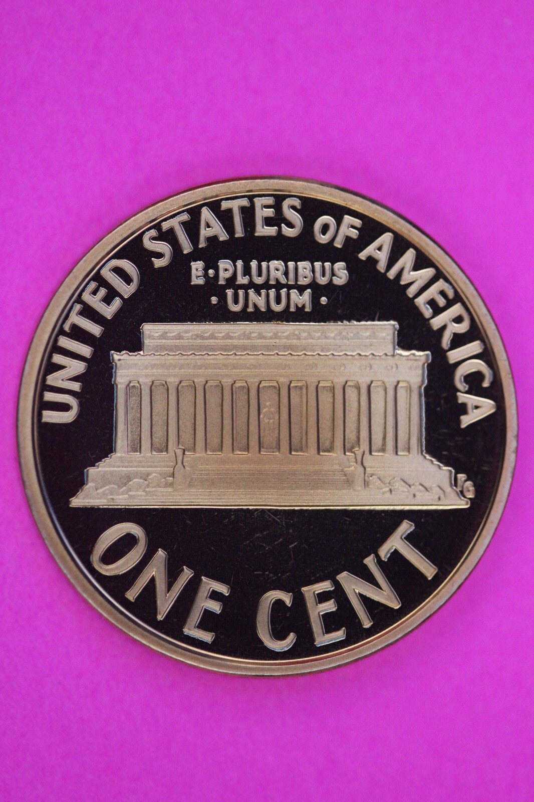 Gem Proof 2007 S Ultra Deep Cameo Lincoln Memorial Cent Same Coin In Pics TOM10