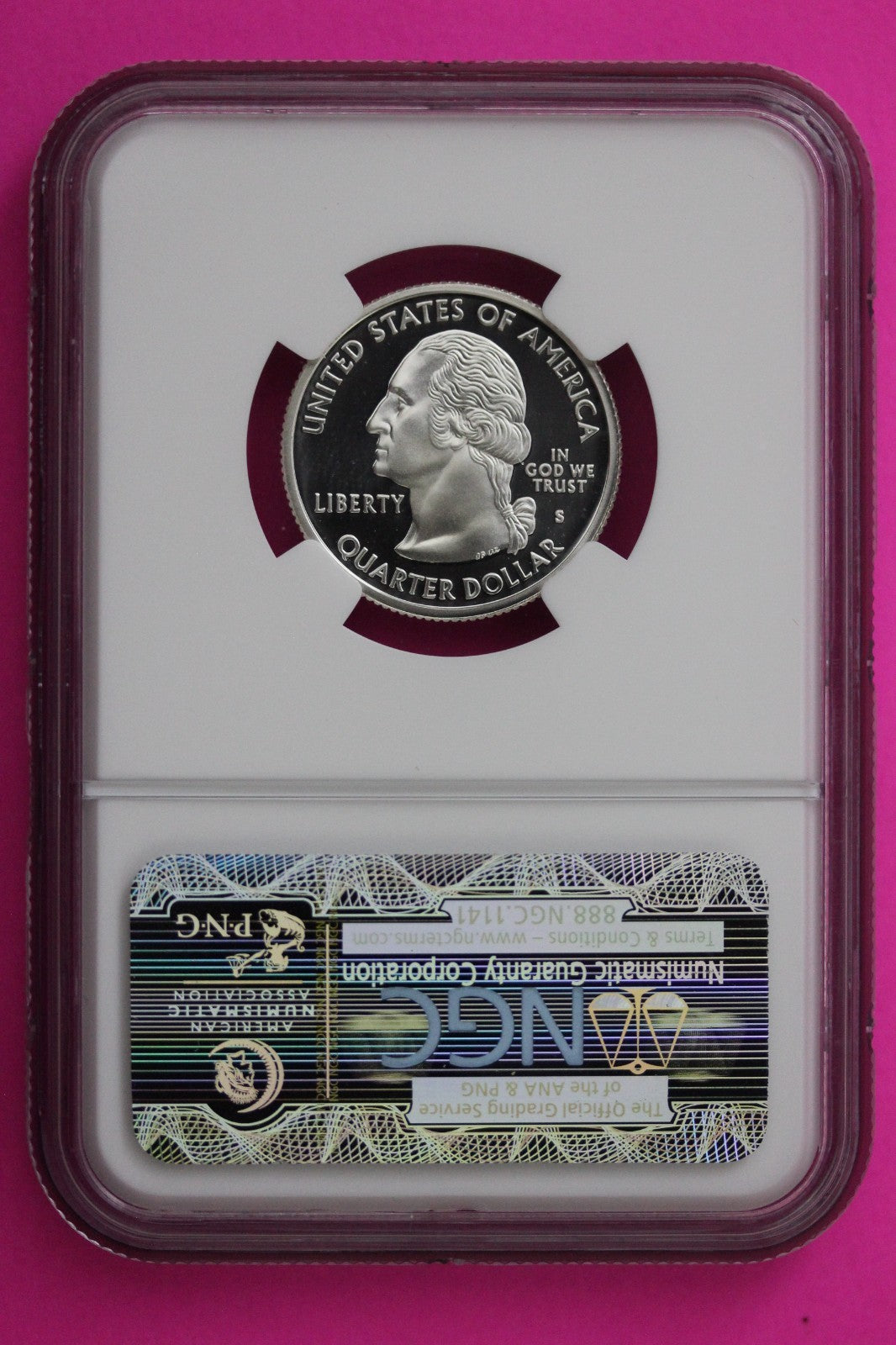 2002 S PF 70 Tennessee Silver State Quarter NGC Certified Authentic Slab 437