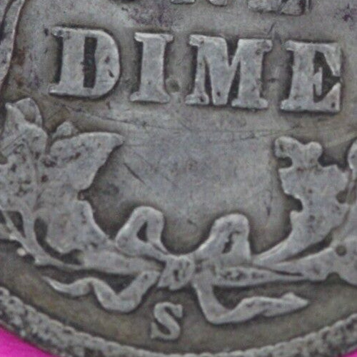 1905 S Barber Liberty Dime Scarce Semi Key Date Silver Coin San Francisco 140
