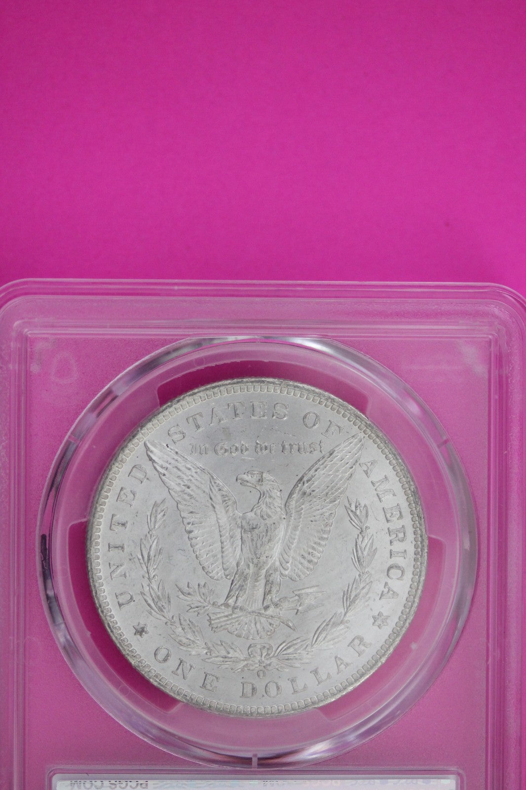 1885 O MS 63 Liberty Morgan Silver Dollar PCGS Certified Authentic Slab 1160
