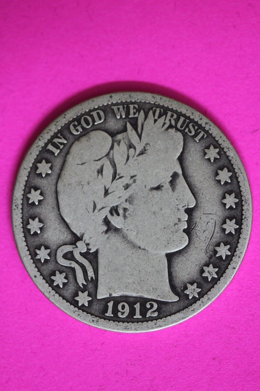 1912 P Barber Liberty Half Dollar Scarce Semi Key Date Coin Philadelphia 129