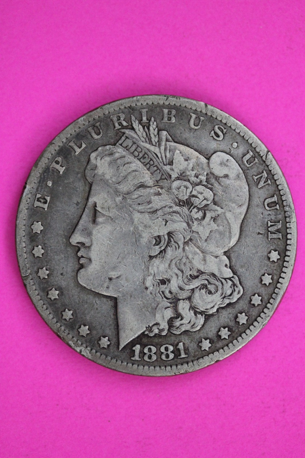 1881 CC Morgan Lady Liberty Silver Dollar Guaranteed Authentic & Genuine 1757