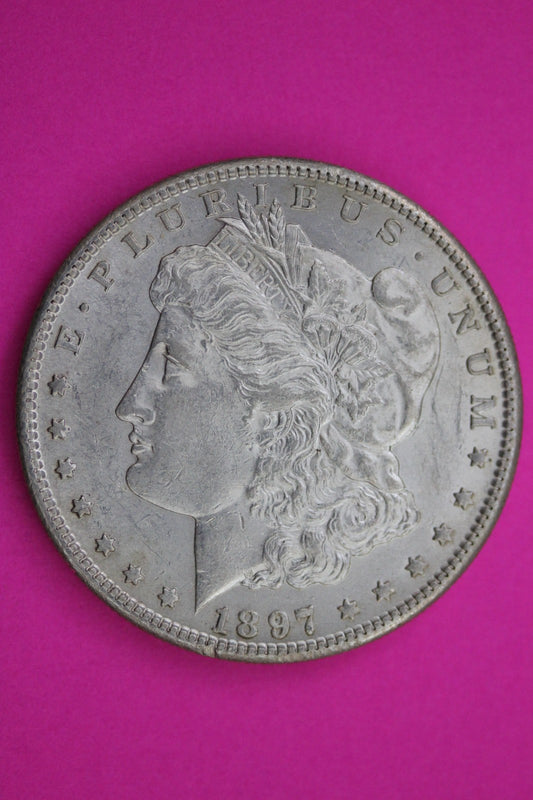 1897 S Morgan Silver Dollar Coin Guaranteed Authentic U.S.A American Seller 2044