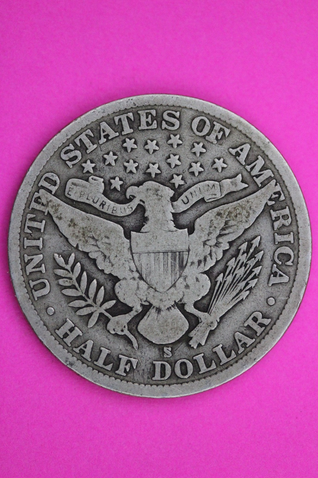 1906 S Barber Liberty Silver Half Dollar Guaranteed Authentic Genuine Coin 2343