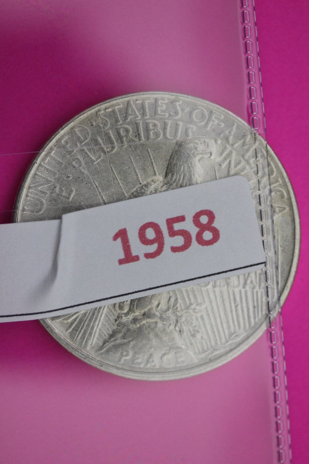 1923 D Peace Silver Dollar LIberty Coin Guaranteed Authentic U.S.A. Seller 1958