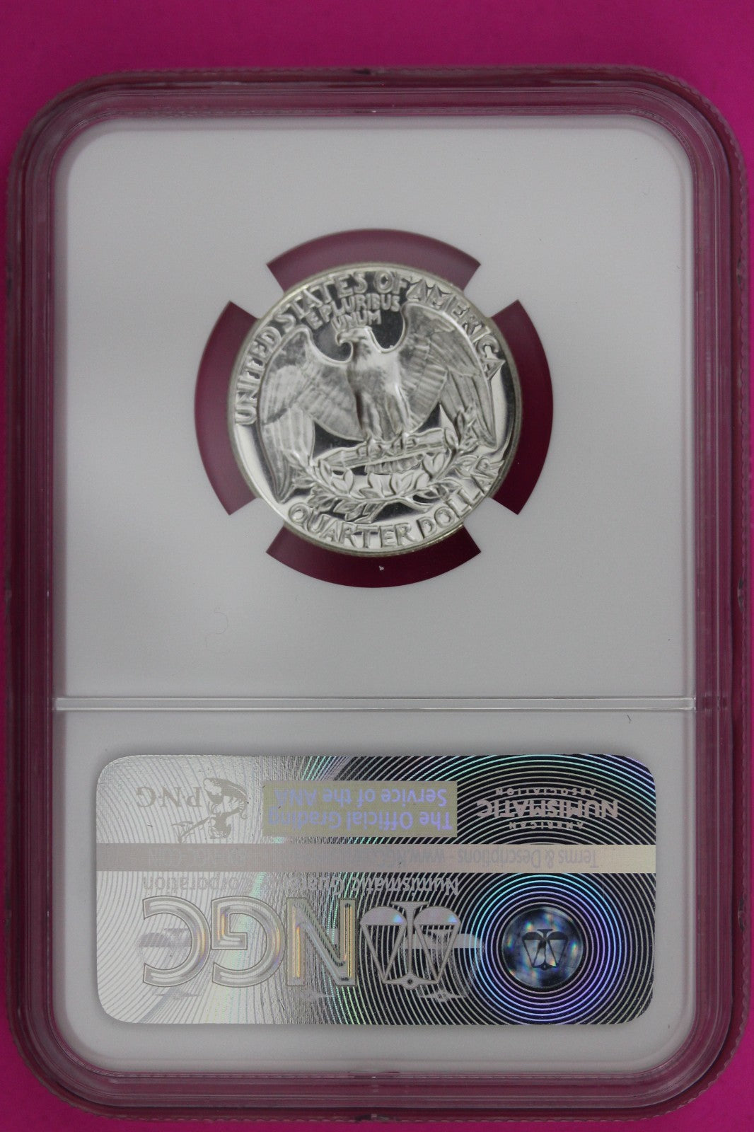 1961 PF 68 Proof Washington Silver Quarter NGC Certified Graded Authentic 1354