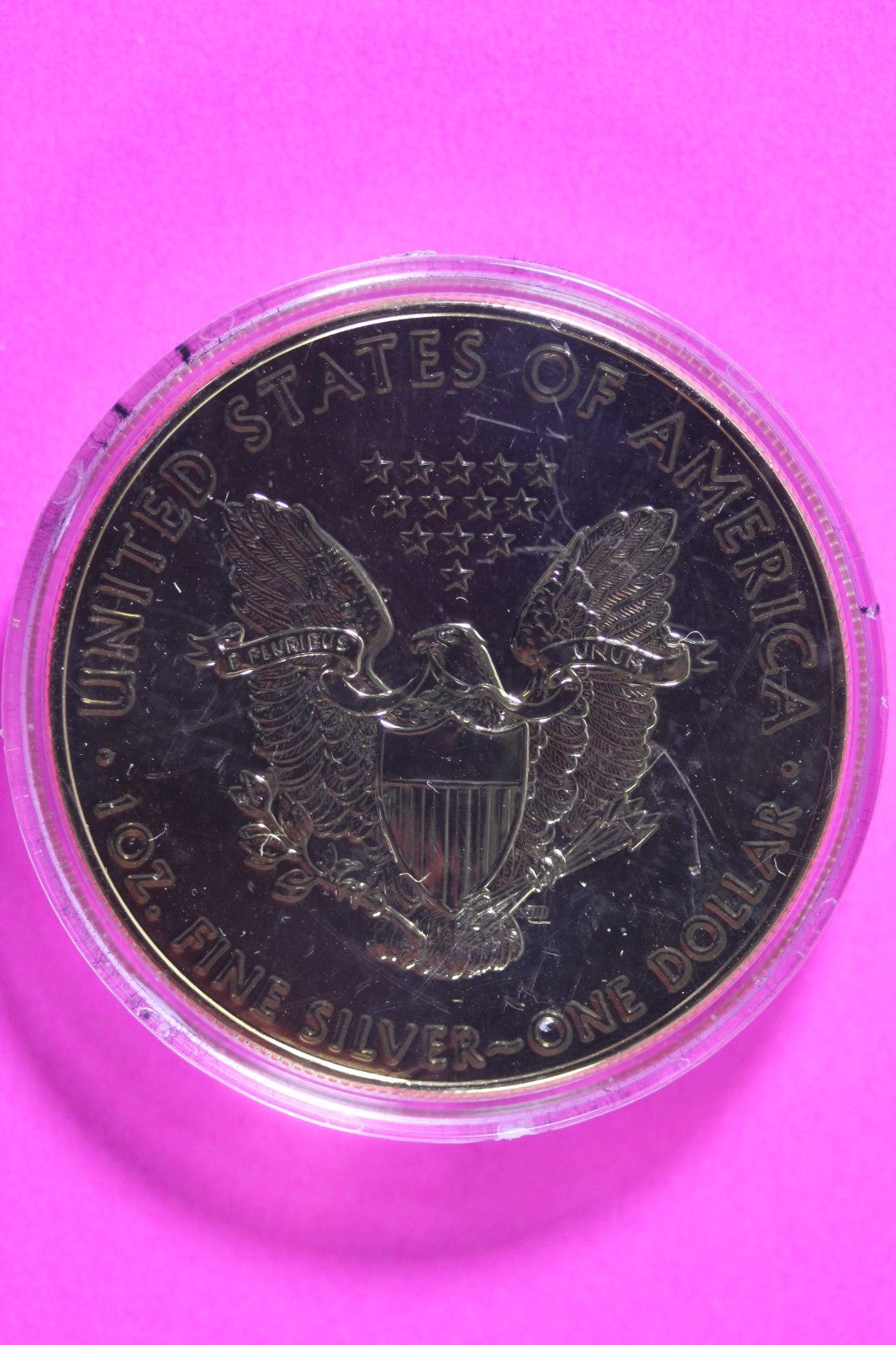 2016 Star Trek Mr Spock Silver Eagle Coin 1 OZ .999 Fine Capsule C189