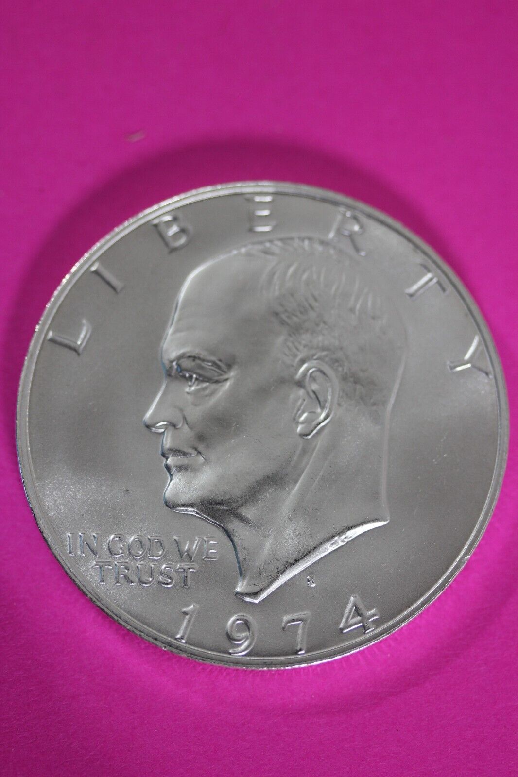 Gem BU 1974 S Ike Eisenhower 40% Silver Dollar You Get Same Coin In Pics TOM 19