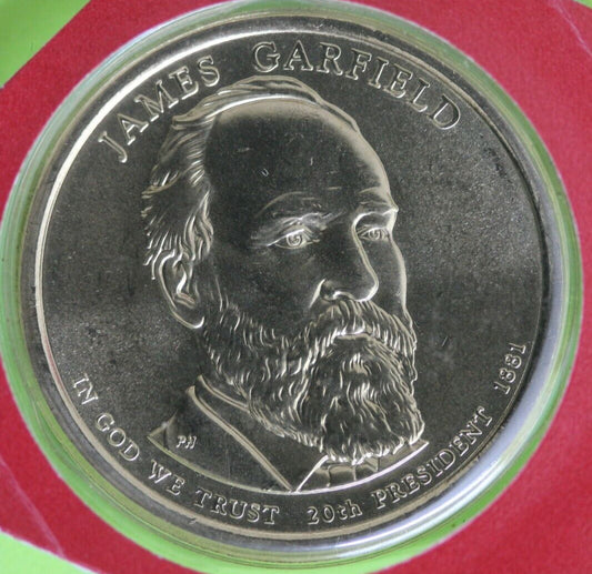 Gem BU 2011 D James Garfield Presidential Dollar In Mint Cello Exact Coin TOM 30