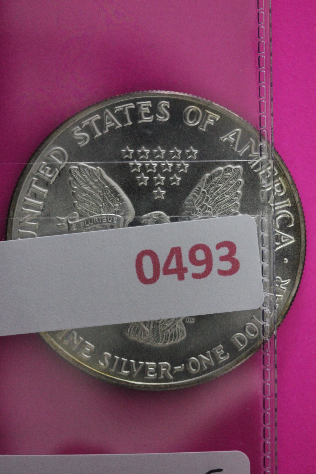 Colorized 1987 American Silver Eagle 1 Ounce .999 Fine Exact Coin Shown N0493