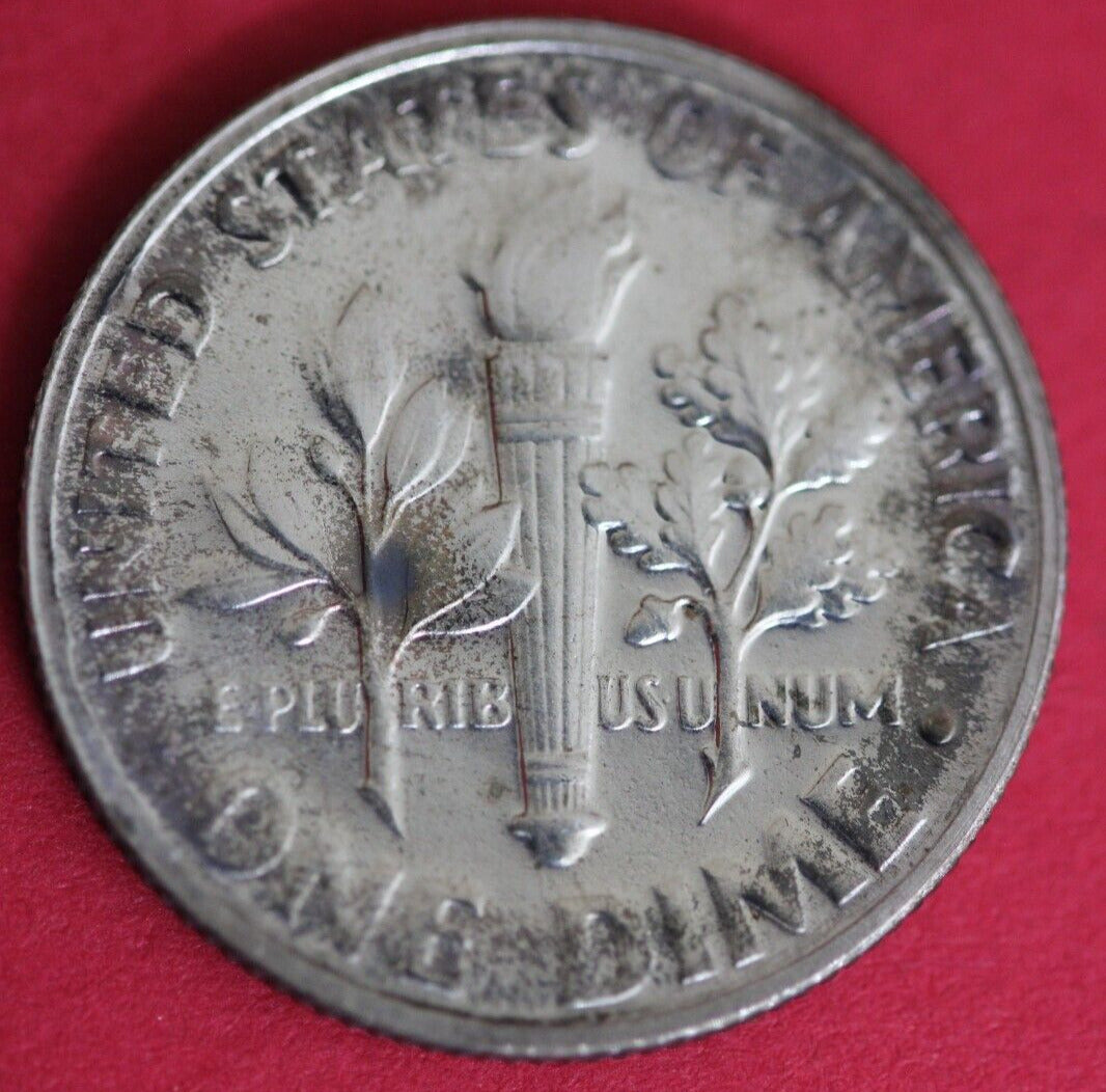 Toned 1953 Silver Proof Roosevelt Dime Exact Coin  93